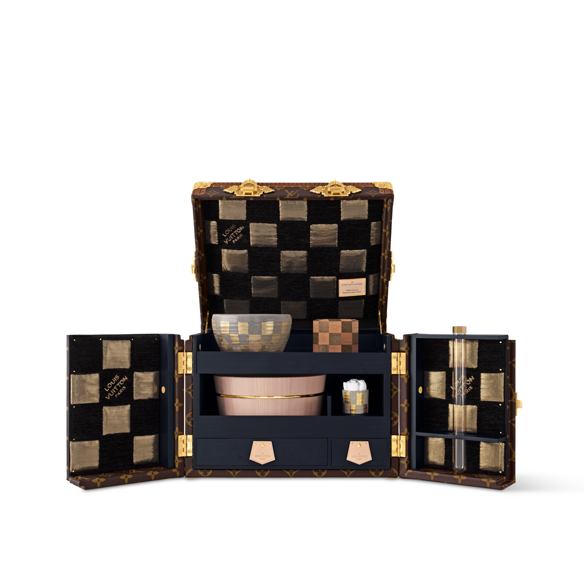 Malle Cérémonie Matcha Tela Monogram Bauli, Viaggio e Casa Bauli e Contenitori Bauli Eccezionali | LOUIS VUITTON (Zoom prodotto)