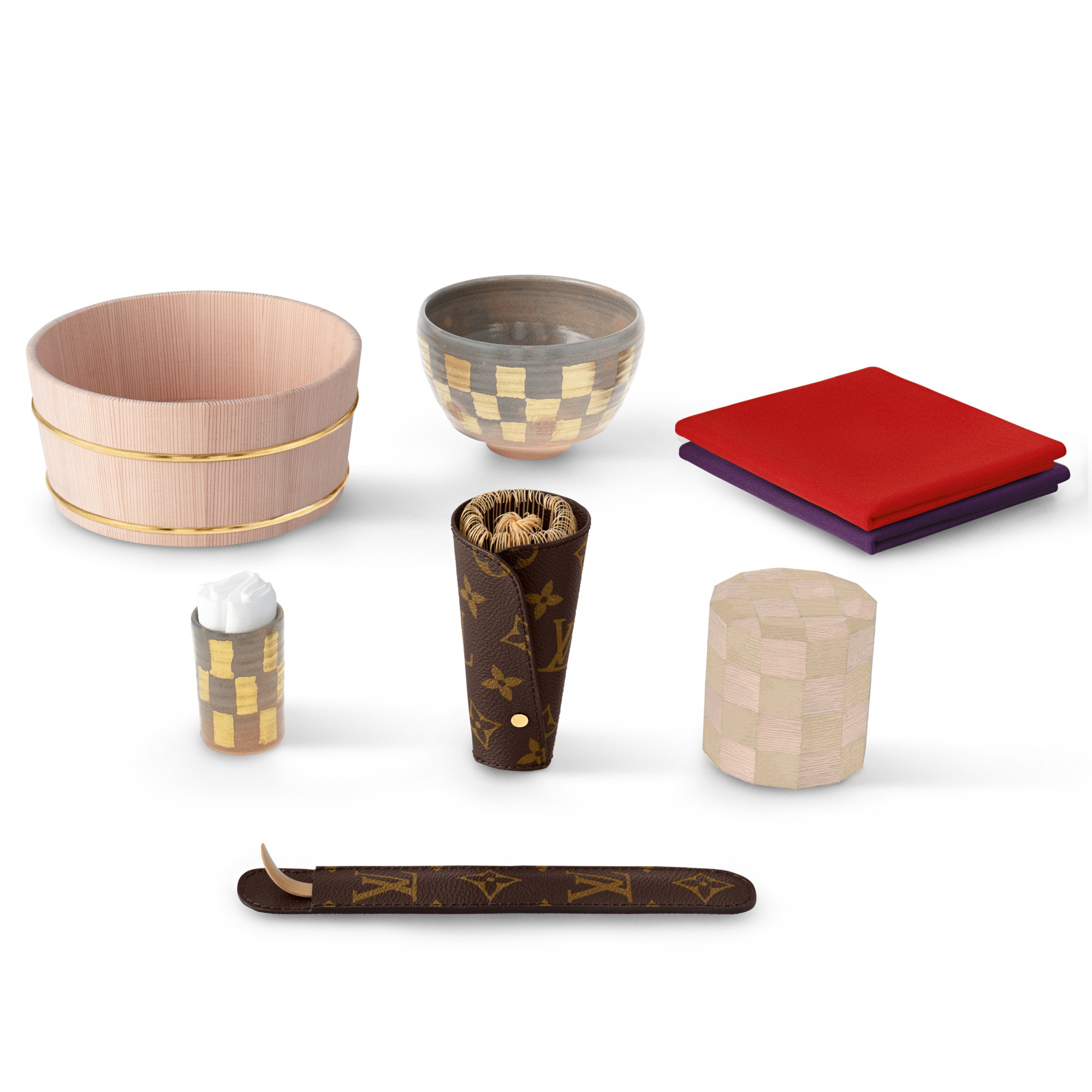 Malle Cérémonie Matcha Tela Monogram Bauli, Viaggio e Casa Bauli e Contenitori Bauli Eccezionali | LOUIS VUITTON (Zoom prodotto)