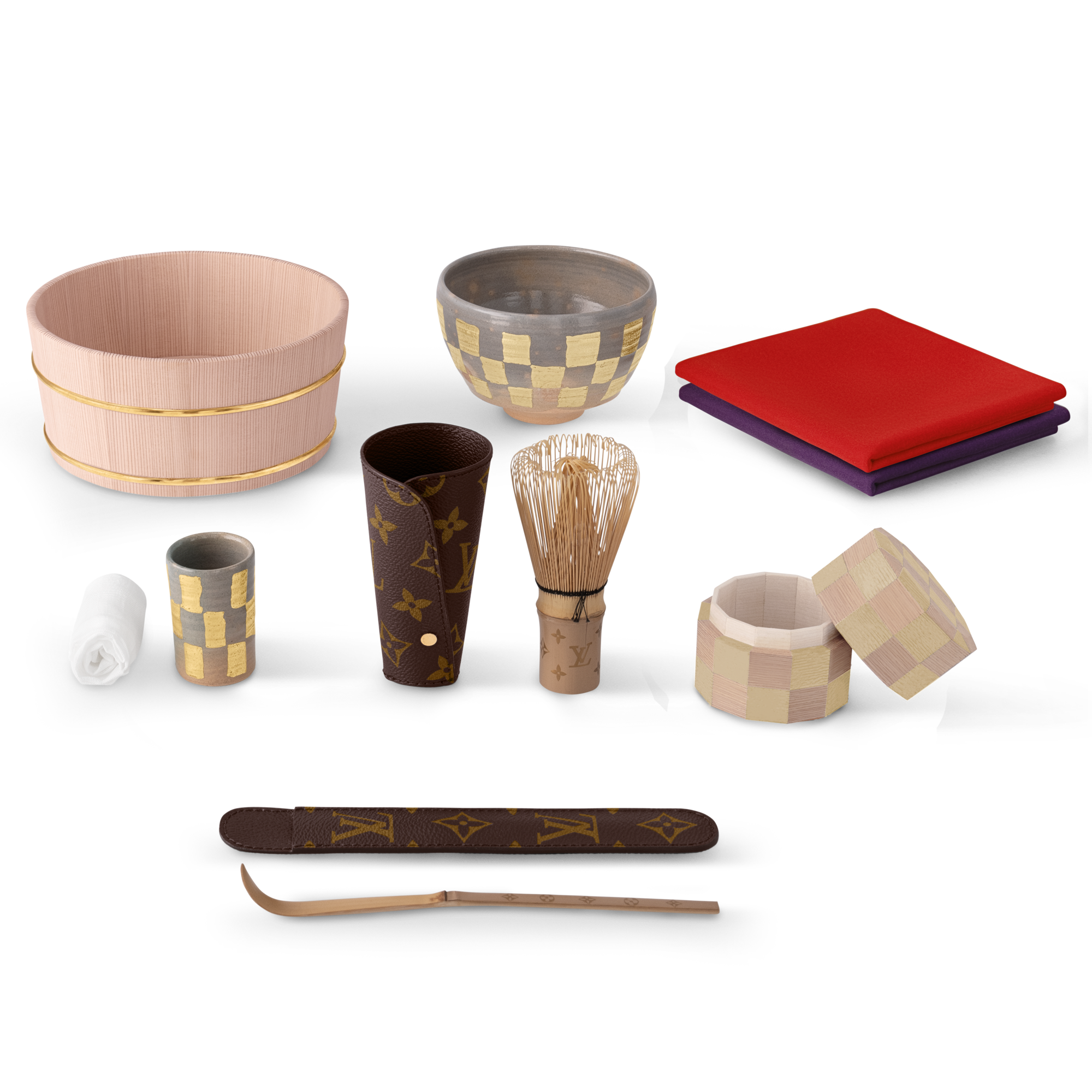 Malle Cérémonie Matcha Tela Monogram Bauli, Viaggio e Casa Bauli e Contenitori Bauli Eccezionali | LOUIS VUITTON (Zoom prodotto)