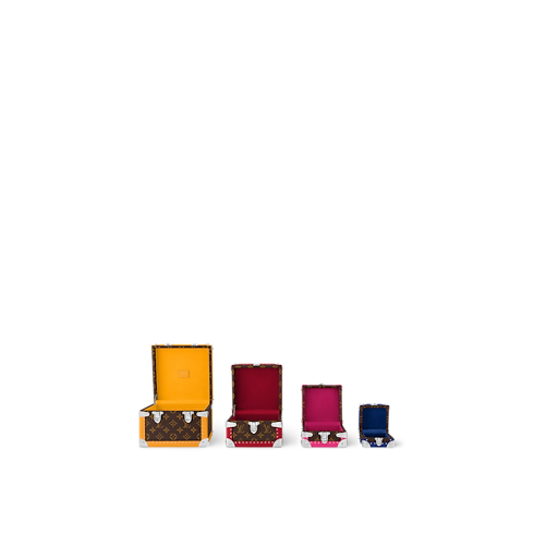 Malle Pyramide Tela Monogram Macassar Bauli, Viaggio e Casa Bauli e Contenitori Coffret | LOUIS VUITTON (Zoom prodotto)