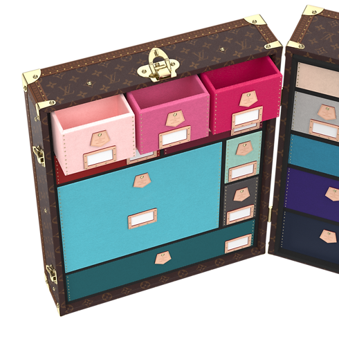 Malle Souvenirs Tela Monogram Bauli, Viaggio e Casa Bauli e Contenitori Coffret | LOUIS VUITTON (Zoom prodotto)