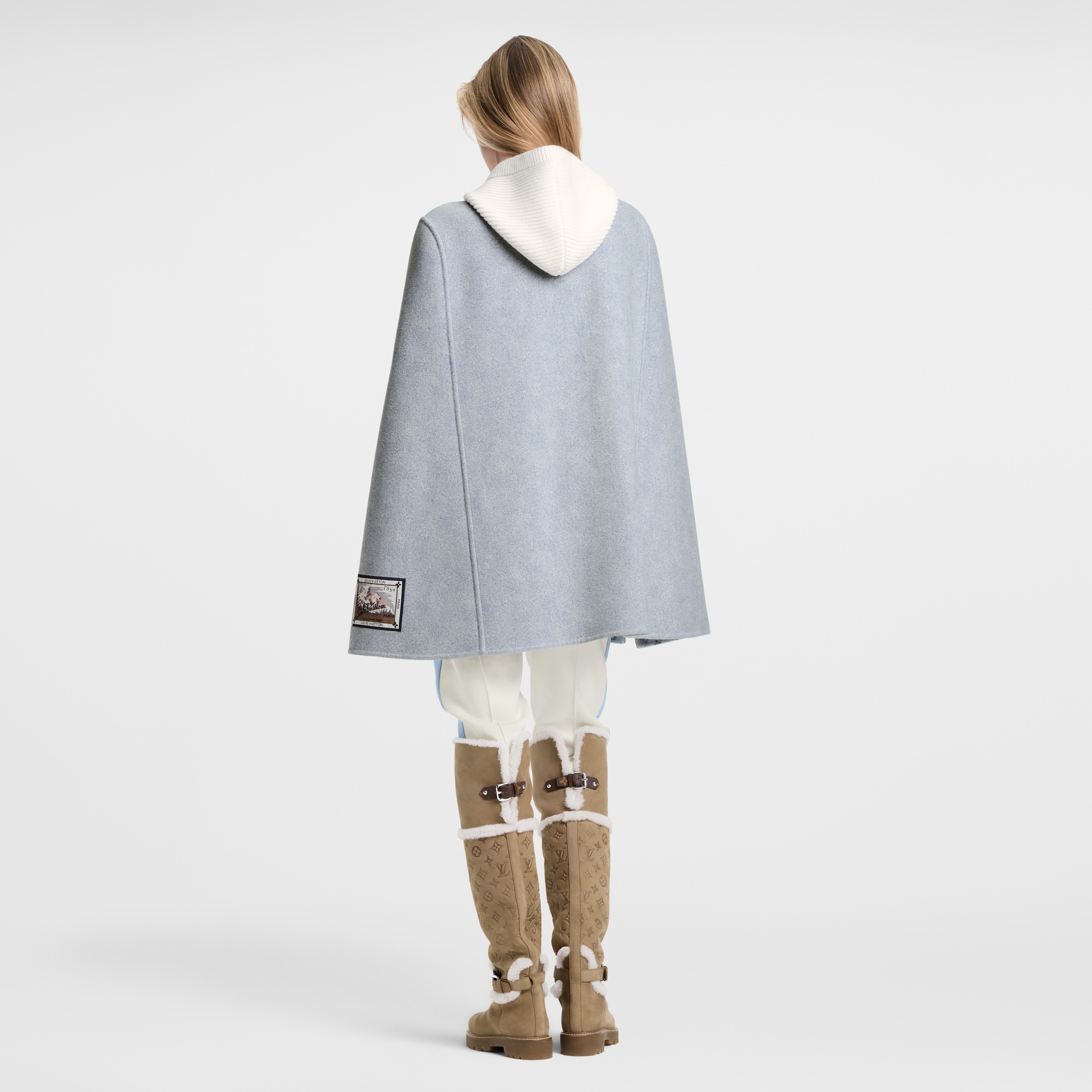 Mantella double face effetto denim  Donna Abbigliamento Cappotti e Giacche | LOUIS VUITTON (Zoom prodotto)