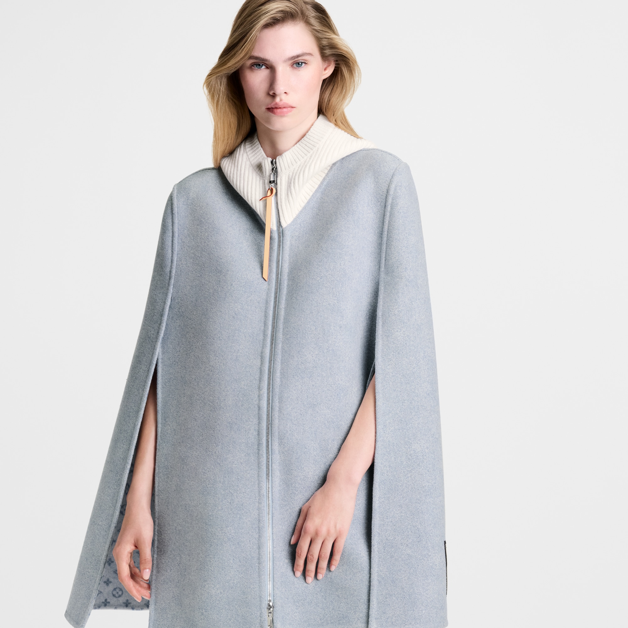 Mantella double face effetto denim  Donna Abbigliamento Cappotti e Giacche | LOUIS VUITTON (Zoom prodotto)