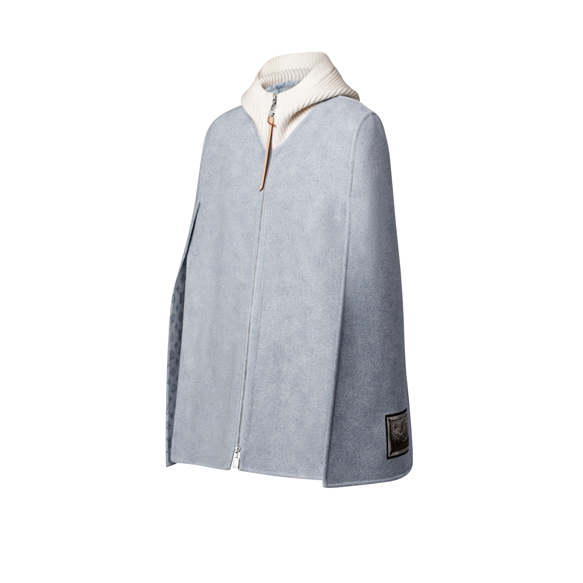Mantella double face effetto denim  Donna Abbigliamento Cappotti e Giacche | LOUIS VUITTON (Zoom prodotto)