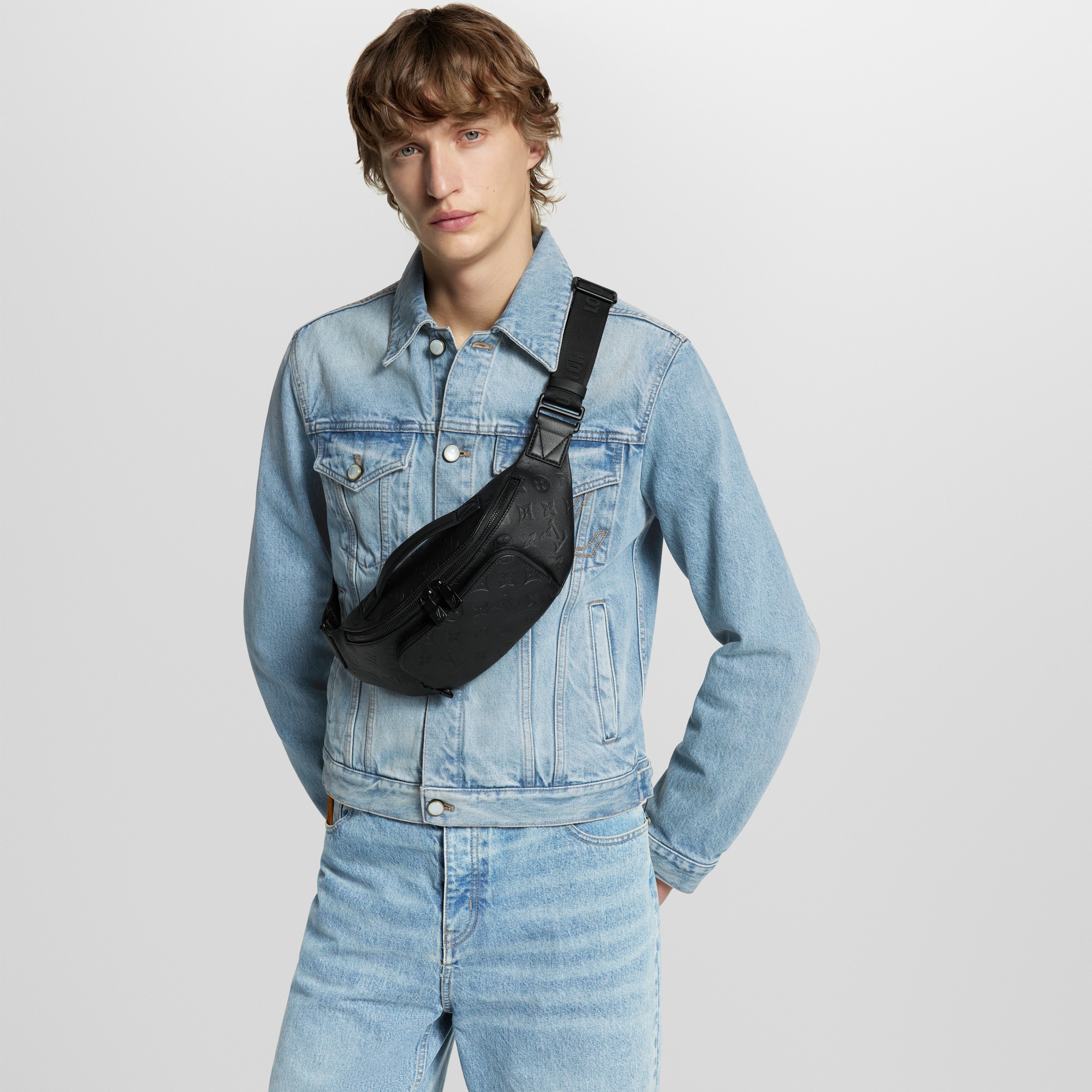 Marsupio Rush Monogram Shadow Uomo Borse da Uomo Tutte le collezioni | LOUIS VUITTON (Zoom prodotto)