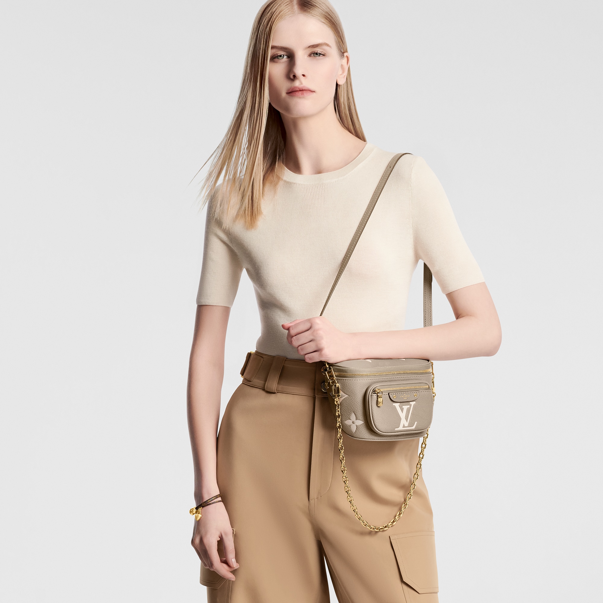 Mini Bumbag Pelle Empreinte Monogram Bicolor Donna Portafogli e Piccola Pelletteria Mini Borse | LOUIS VUITTON (Zoom prodotto)