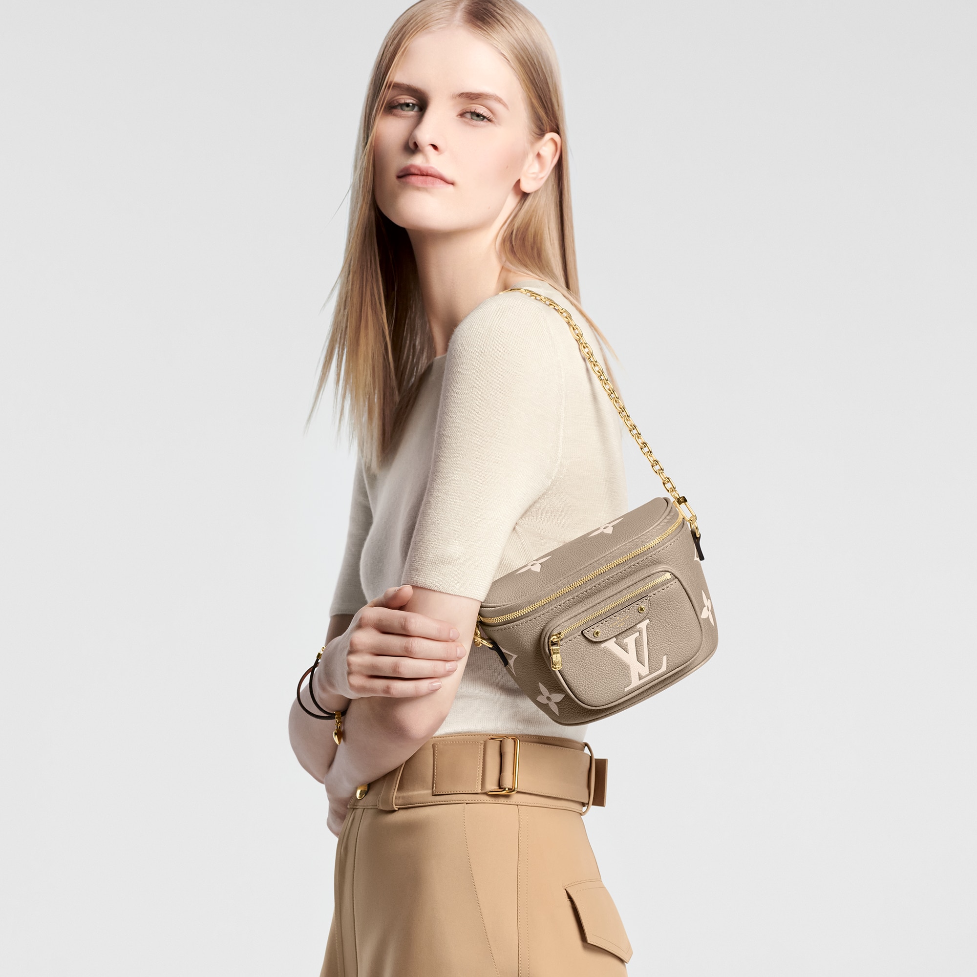 Mini Bumbag Pelle Empreinte Monogram Bicolor Donna Portafogli e Piccola Pelletteria Mini Borse | LOUIS VUITTON (Zoom prodotto)