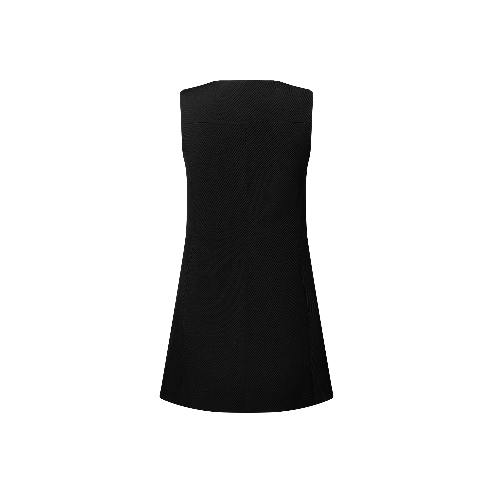 Miniabito a trapezio con dettagli di bottoni  Donna Abbigliamento Abiti | LOUIS VUITTON (Zoom prodotto)