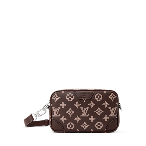 Minibag a tracolla Trocadéro Monogram Shadow Uomo Borse da Uomo Tutte le borse | LOUIS VUITTON (Zoom prodotto)
