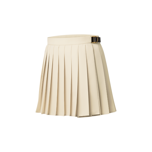 Minigonna a pieghe con cintura Donna Abbigliamento Gonne e Shorts | LOUIS VUITTON (Zoom prodotto)