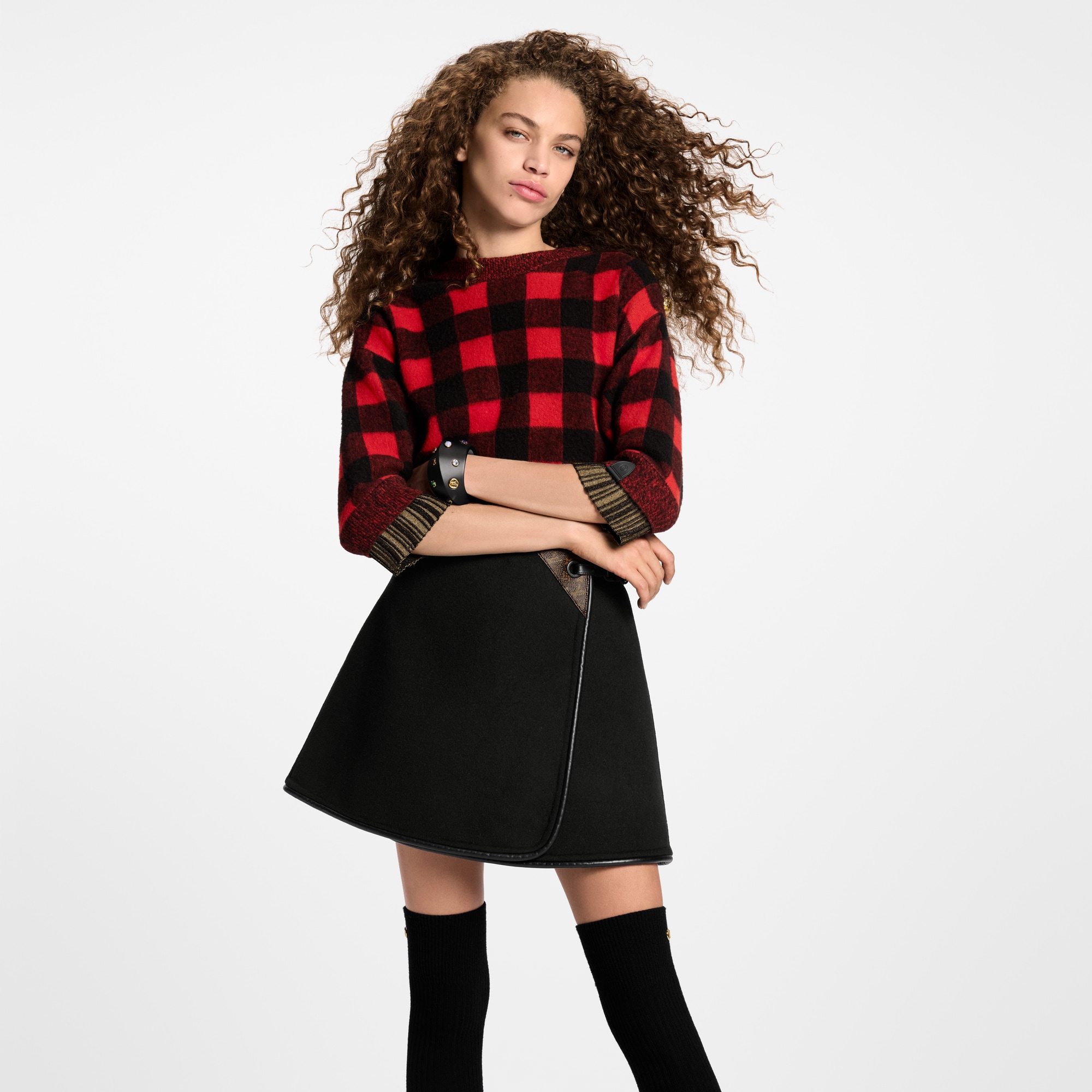 Minigonna a portafoglio double face  Donna Abbigliamento Gonne e Shorts | LOUIS VUITTON (Zoom prodotto)