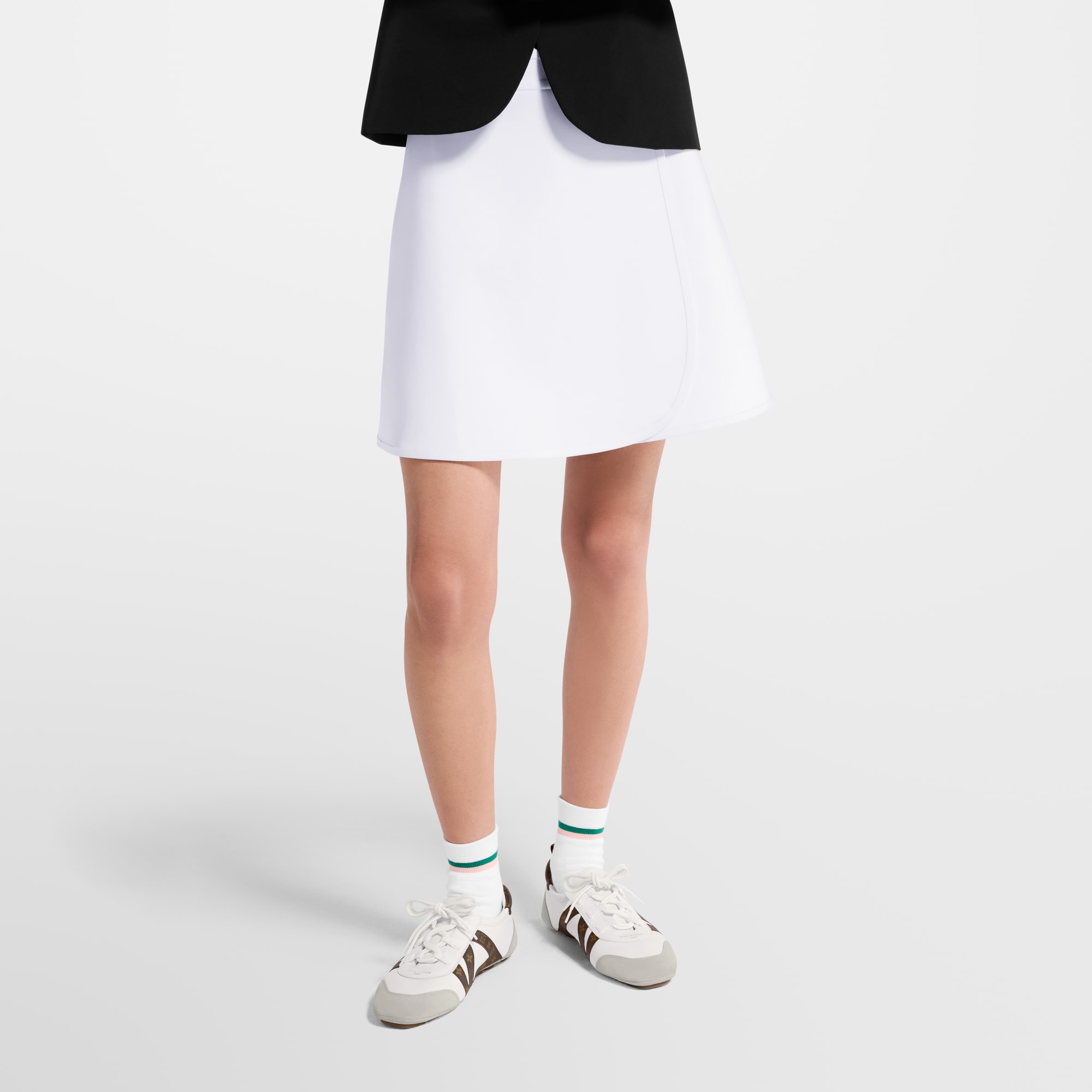 Minigonna a portafoglio in jersey tecnico  Donna Abbigliamento Gonne e Shorts | LOUIS VUITTON (Zoom prodotto)