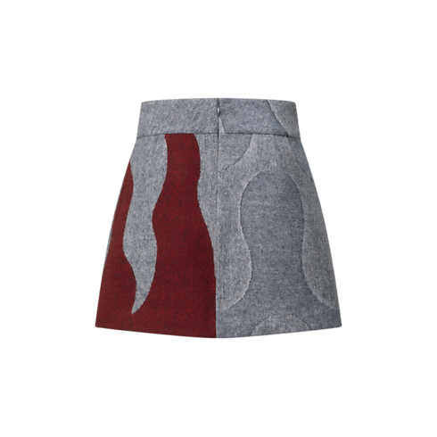 Minigonna con motivo fiamma in jacquard Donna Abbigliamento Gonne e Shorts | LOUIS VUITTON (Zoom prodotto)