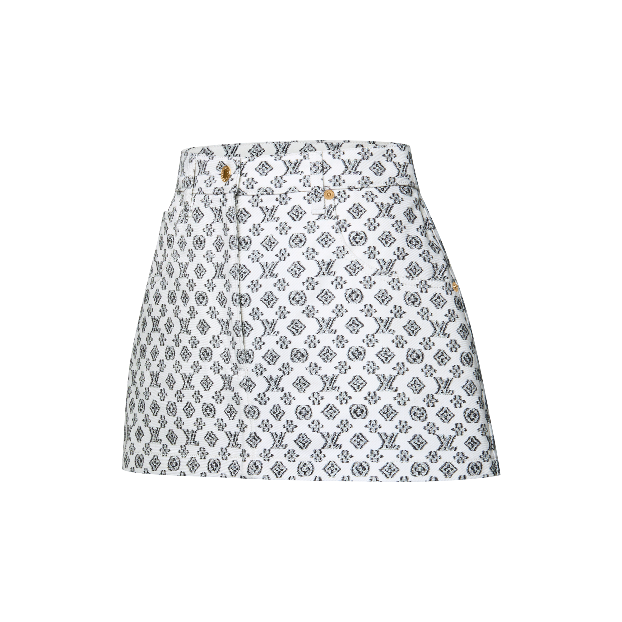 Minigonna con motivo Monogram Blurry  Donna Abbigliamento Gonne e Shorts | LOUIS VUITTON (Zoom prodotto)