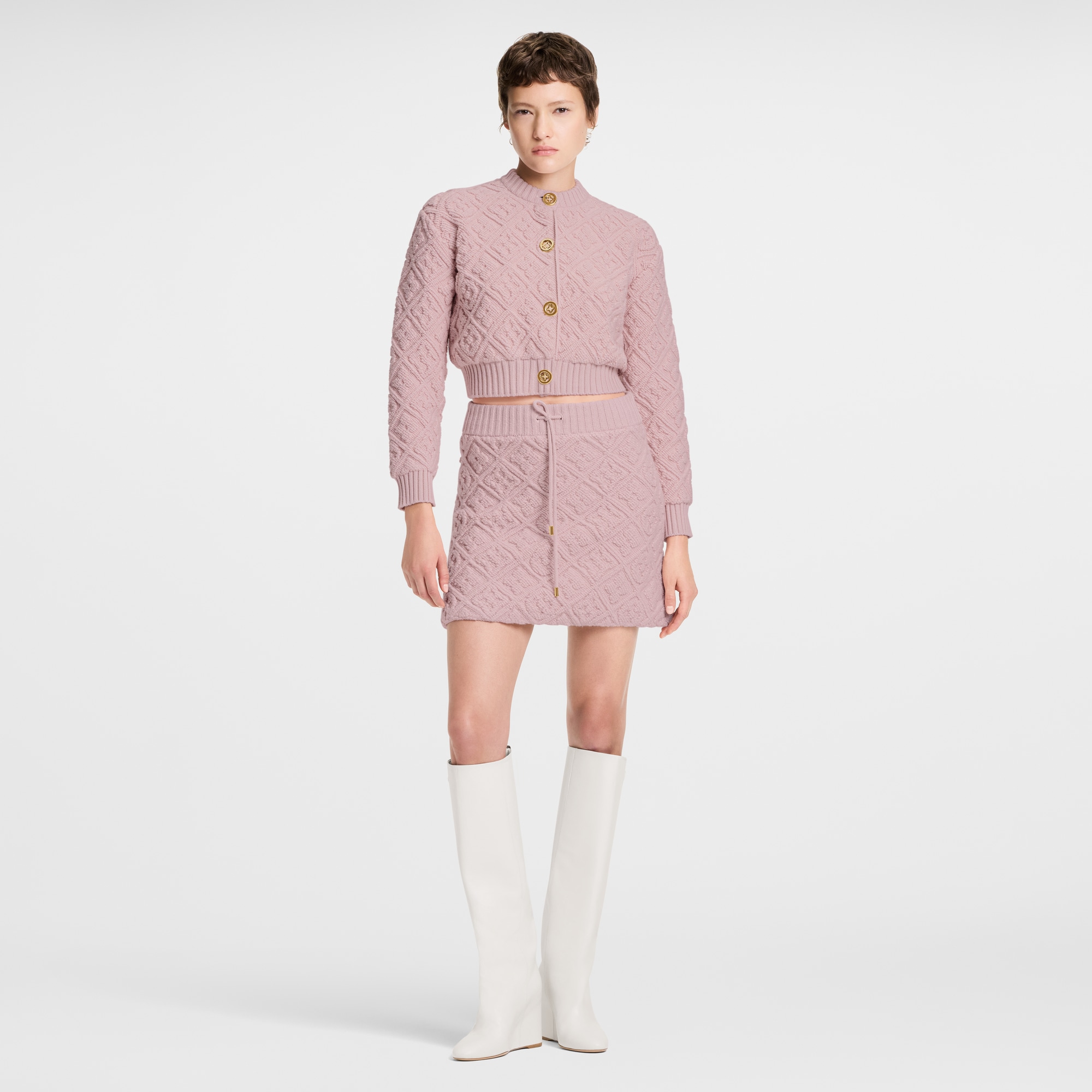Minigonna con motivo Monogram Toweling  Donna Abbigliamento Gonne e Shorts | LOUIS VUITTON (Zoom prodotto)