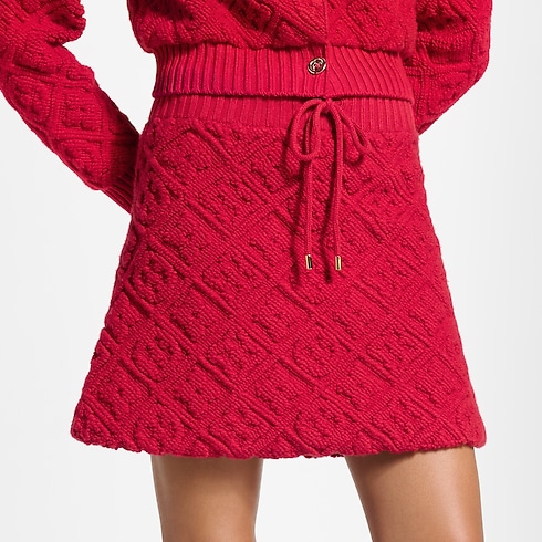 Minigonna con motivo Monogram Toweling cropped view