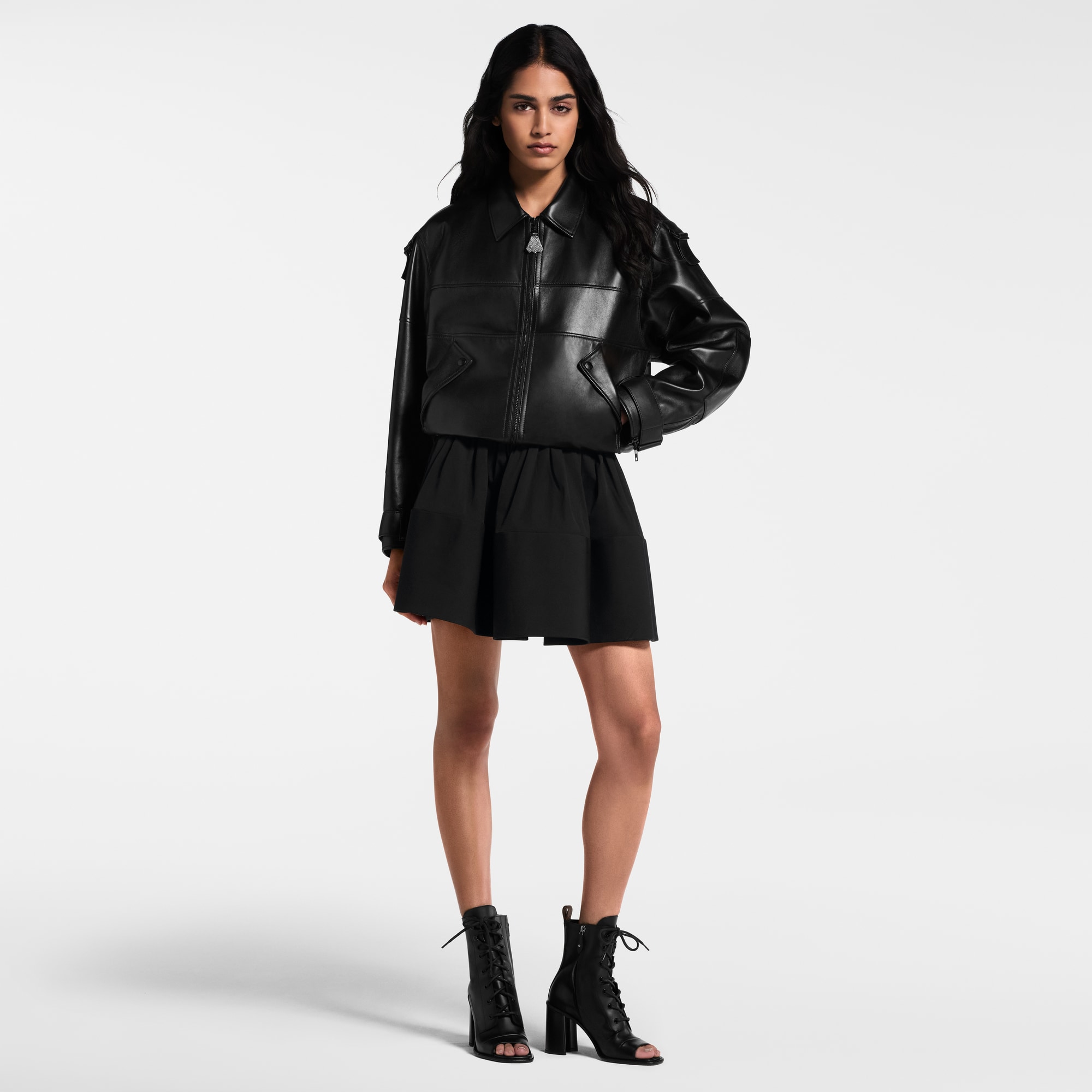 Minigonna con orlo oversize  Donna Abbigliamento Gonne e Shorts | LOUIS VUITTON (Zoom prodotto)
