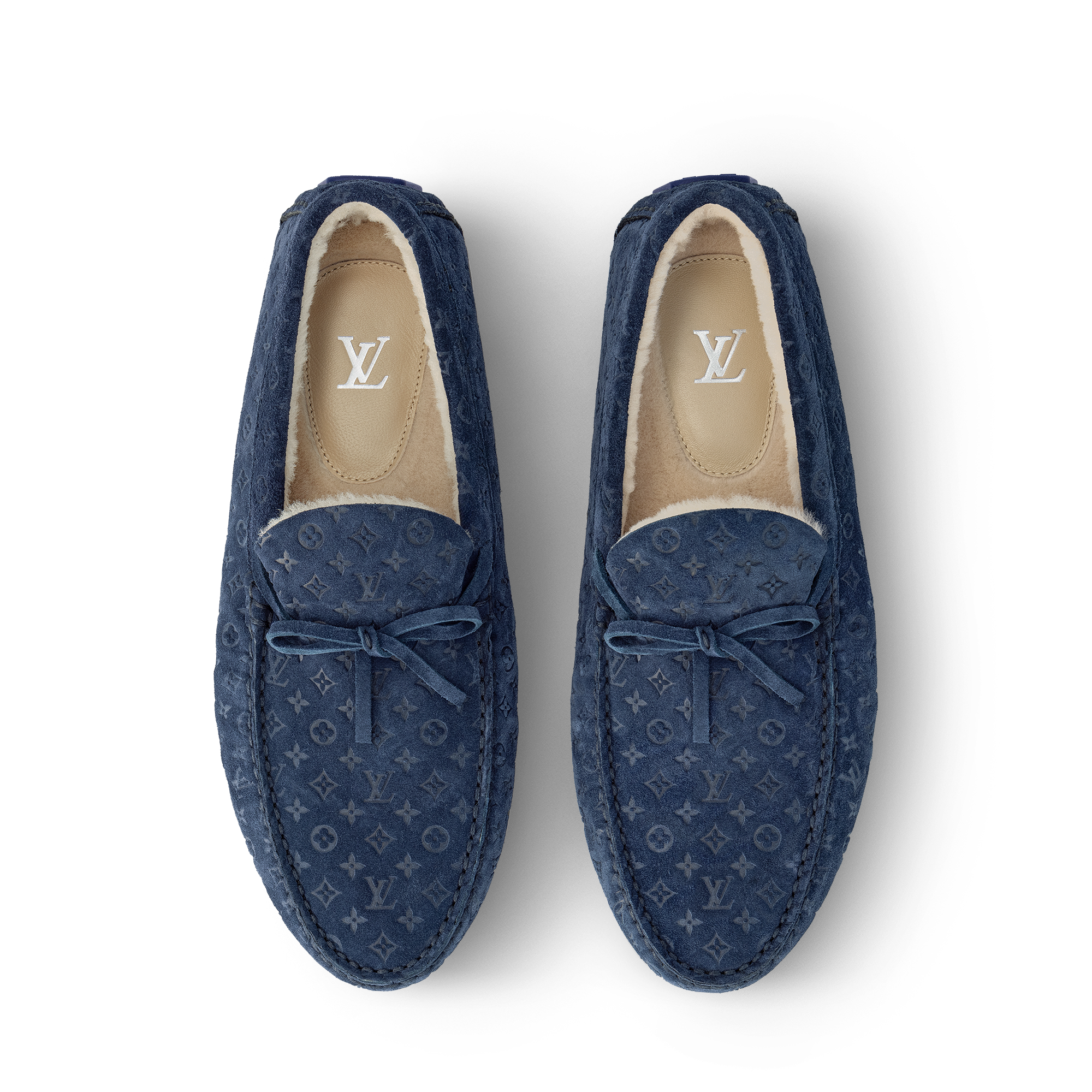 Mocassino LV Driver con shearling  Novità Per gli uomini LV Ski | LOUIS VUITTON (Zoom prodotto)