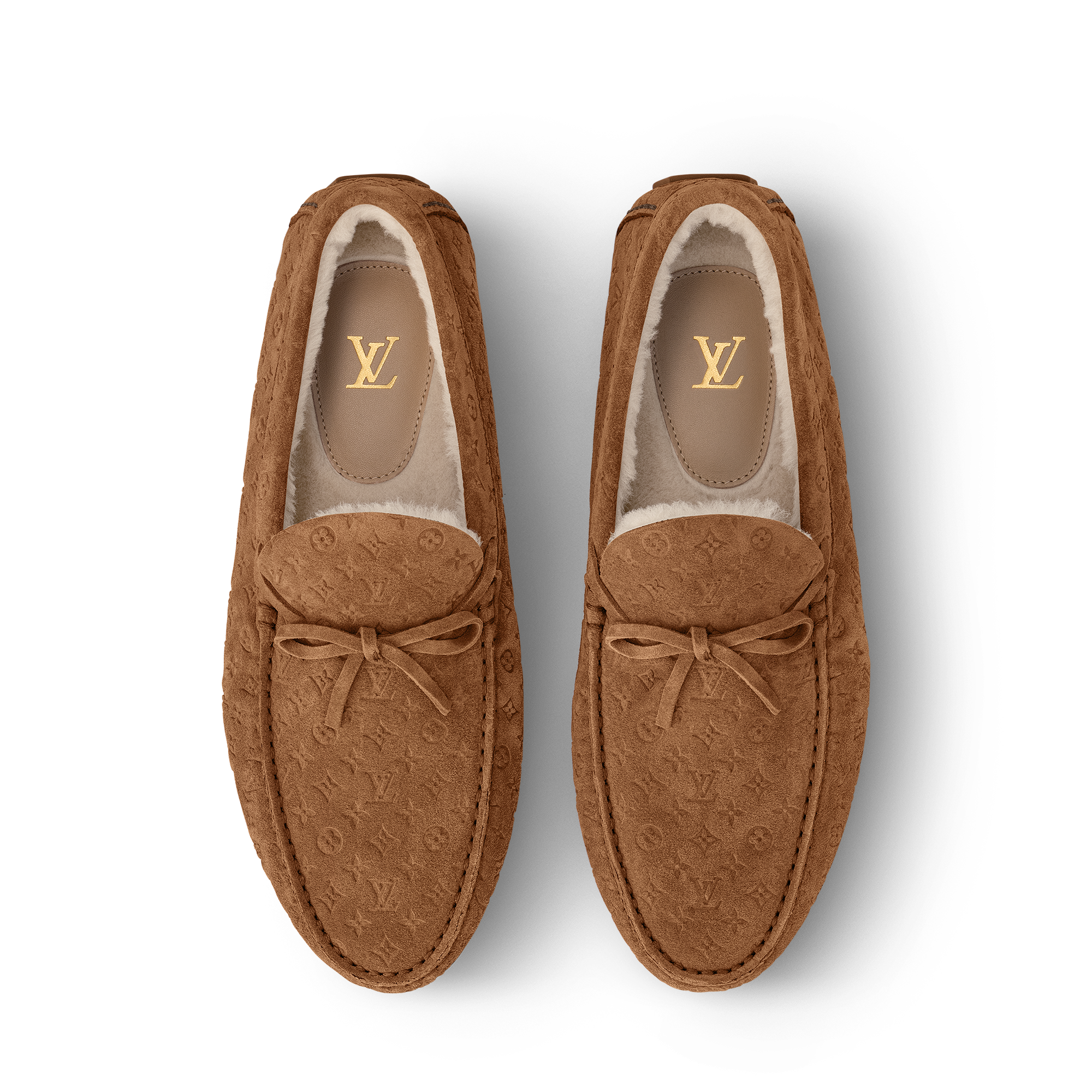 Mocassino LV Driver con shearling  Novità Per gli uomini LV Ski | LOUIS VUITTON (Zoom prodotto)