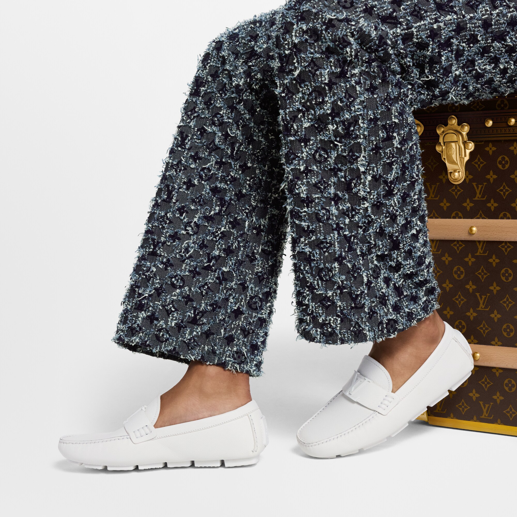 Mocassino LV Monza Taïga  Uomo Calzature Mocassini | LOUIS VUITTON (Zoom prodotto)