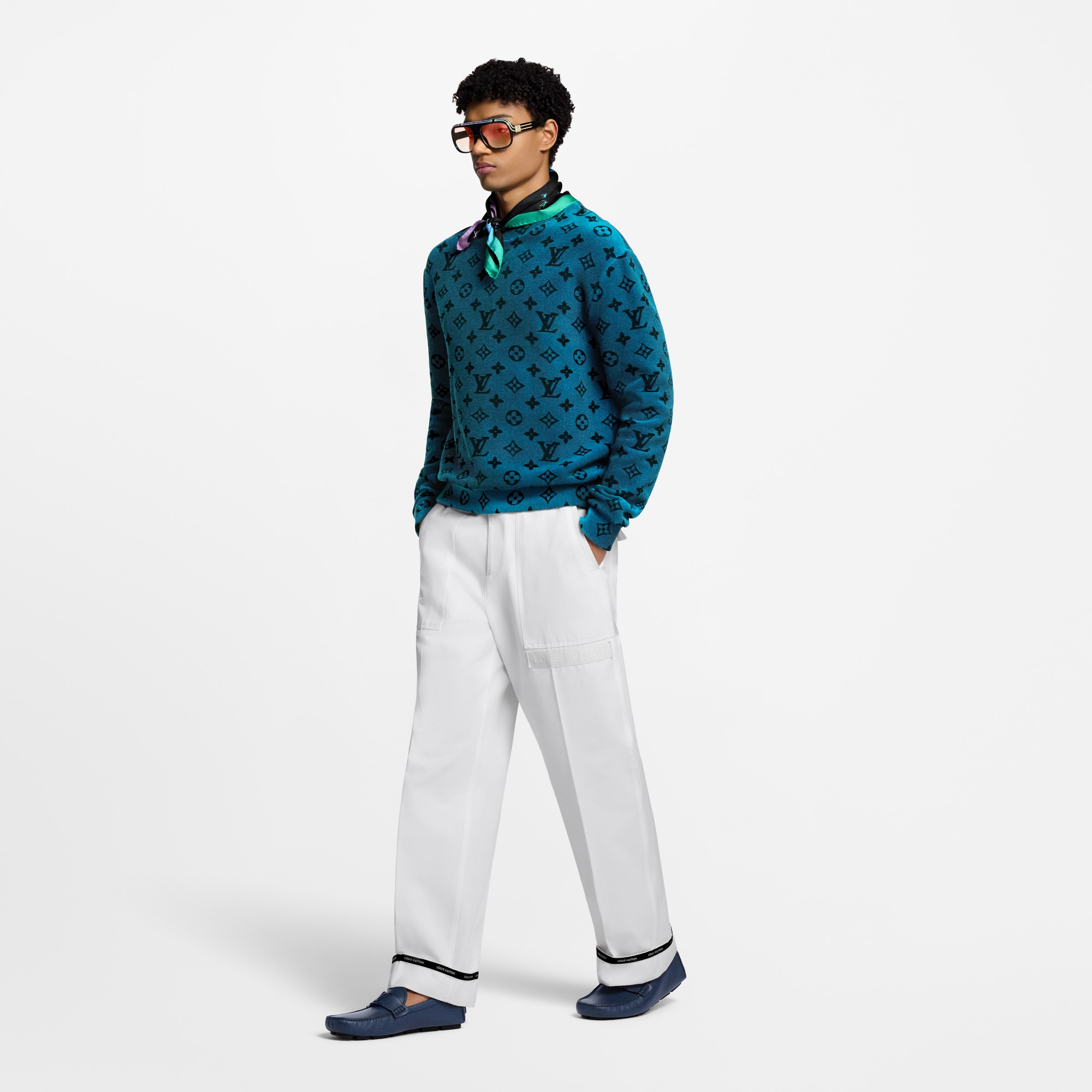 Mocassino LV Monza Taïga  Uomo Calzature Mocassini | LOUIS VUITTON (Zoom prodotto)