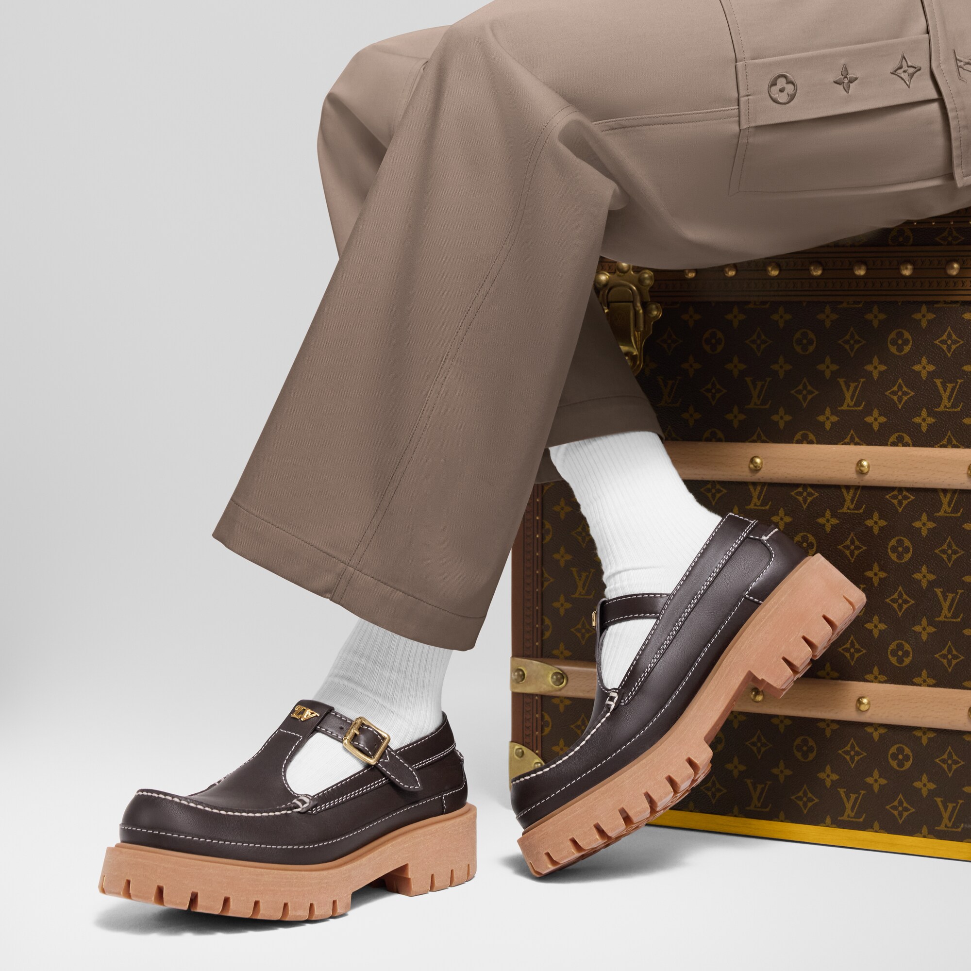 Mocassino Mary Jane LV Remix  Uomo Calzature Calzature Stringate e Calzature con Fibbia | LOUIS VUITTON (Zoom prodotto)
