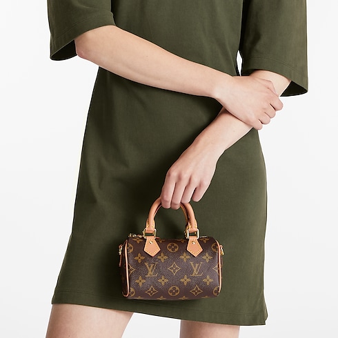 Nano Speedy Tela Monogram Donna Borse da Donna Borse da donna | LOUIS VUITTON (Zoom prodotto)