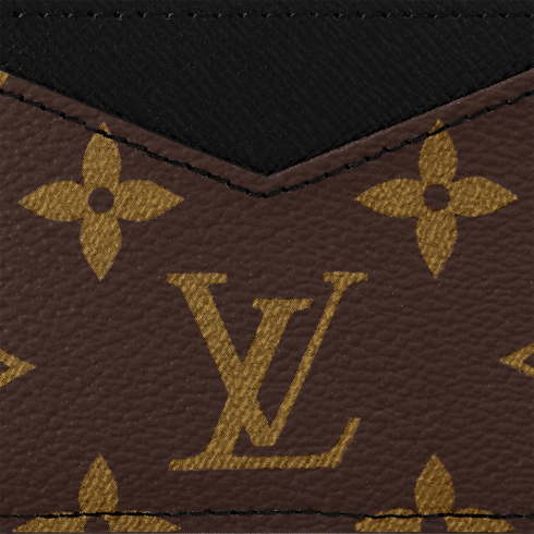 Neo Porte Cartes Tela Monogram Macassar Regali Regali per la festa del papà } | LOUIS VUITTON (Zoom prodotto)