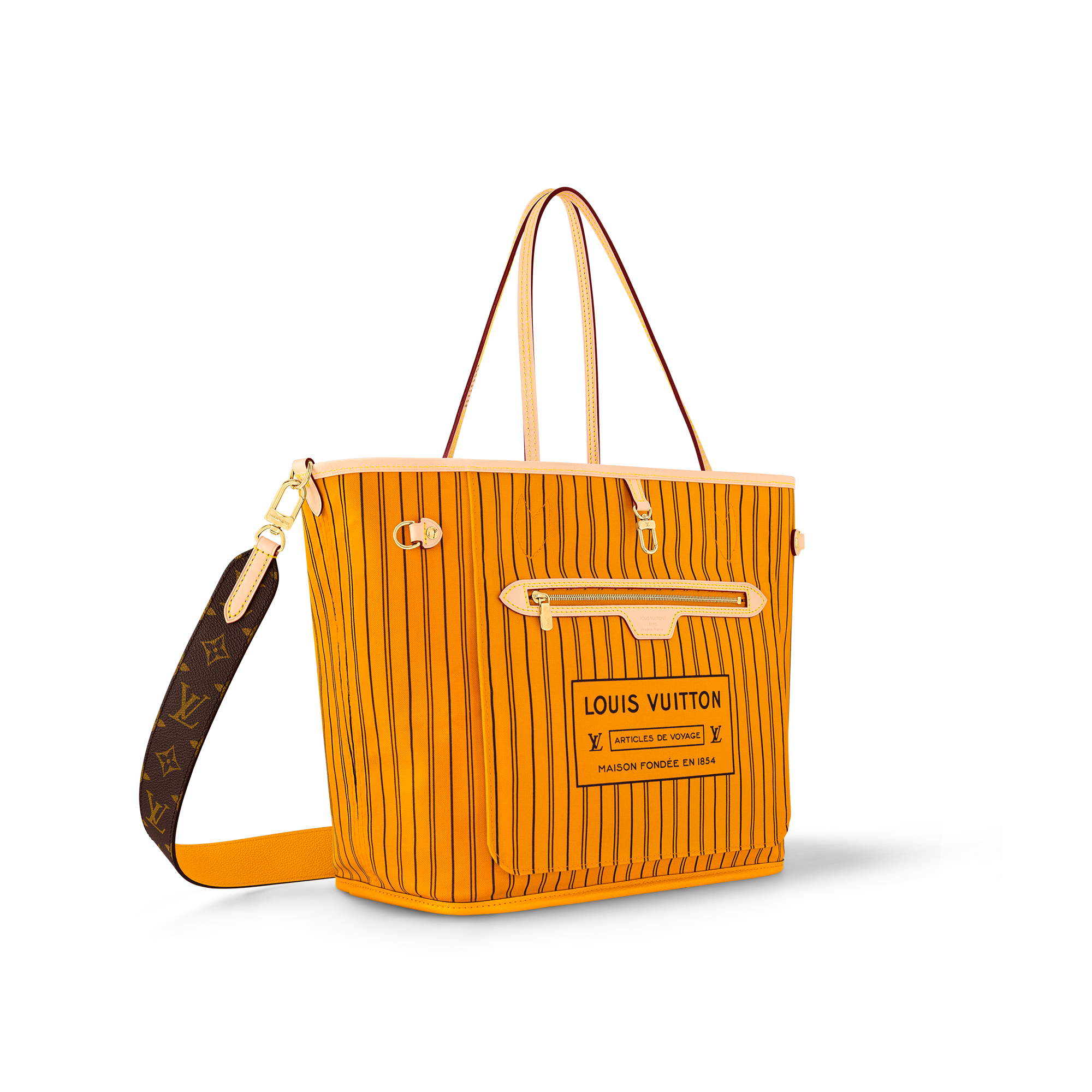 Neverfull Bandoulière Inside Out MM Tela Monogram Borse e Piccola Pelletteria Borse da Donna Icone LV | LOUIS VUITTON (Zoom prodotto)