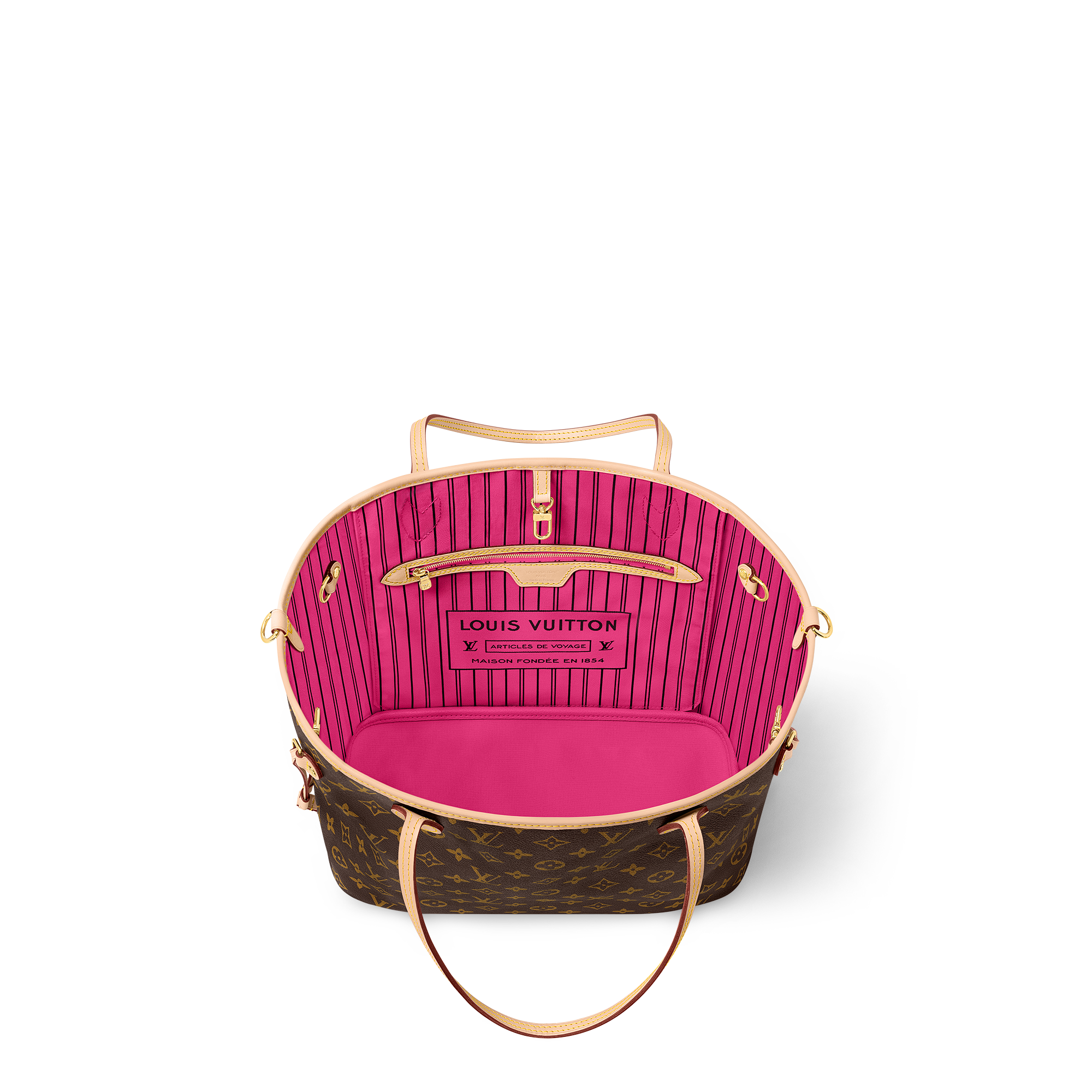 Neverfull Bandoulière Inside Out MM Tela Monogram Borse e Piccola Pelletteria Borse da Donna Icone LV | LOUIS VUITTON (Zoom prodotto)