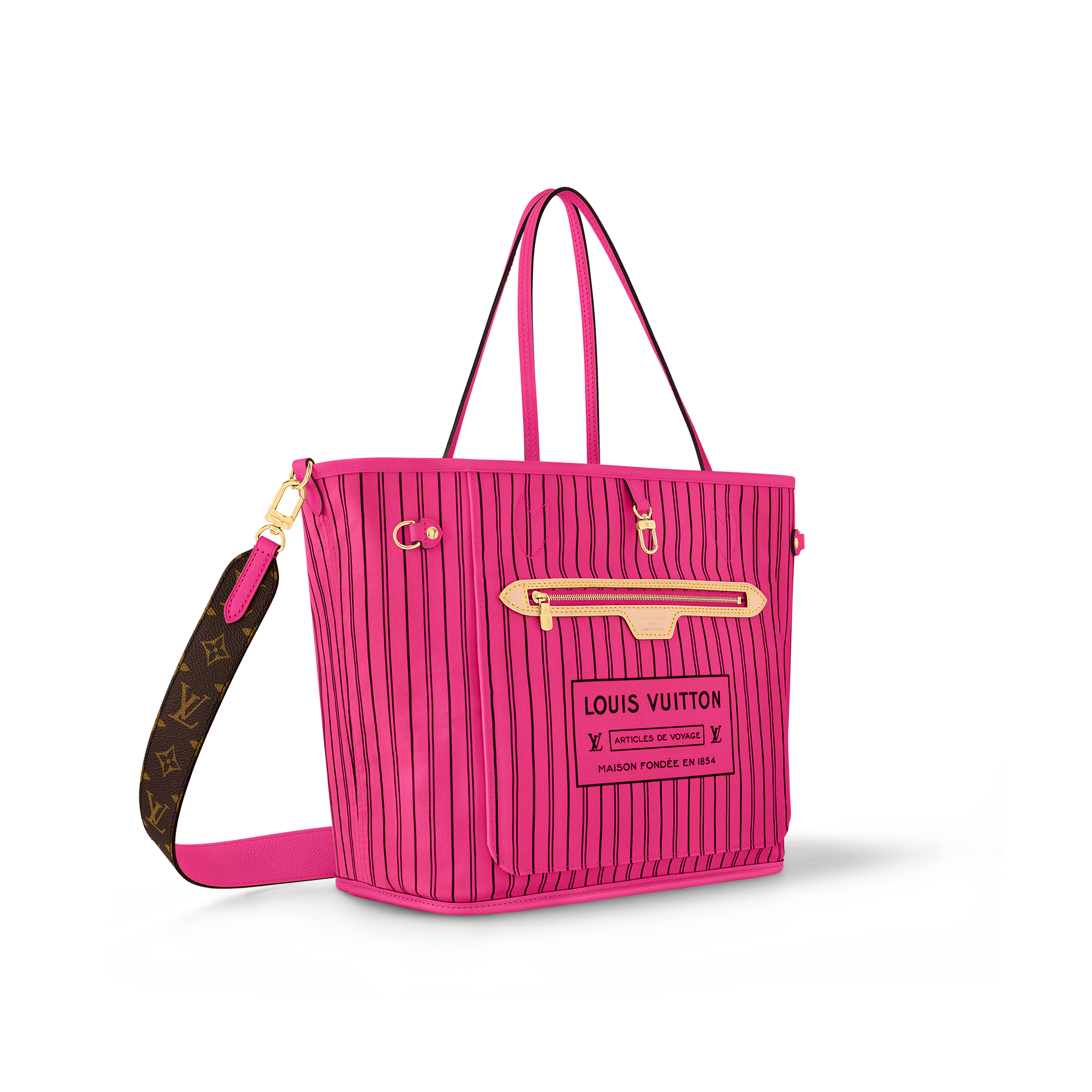 Neverfull Bandoulière Inside Out MM Tela Monogram Borse e Piccola Pelletteria Borse da Donna Icone LV | LOUIS VUITTON (Zoom prodotto)