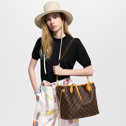 Neverfull Bandoulière Inside Out MM Tela Monogram Borse e Piccola Pelletteria Borse da Donna Icone LV | LOUIS VUITTON (Zoom prodotto)