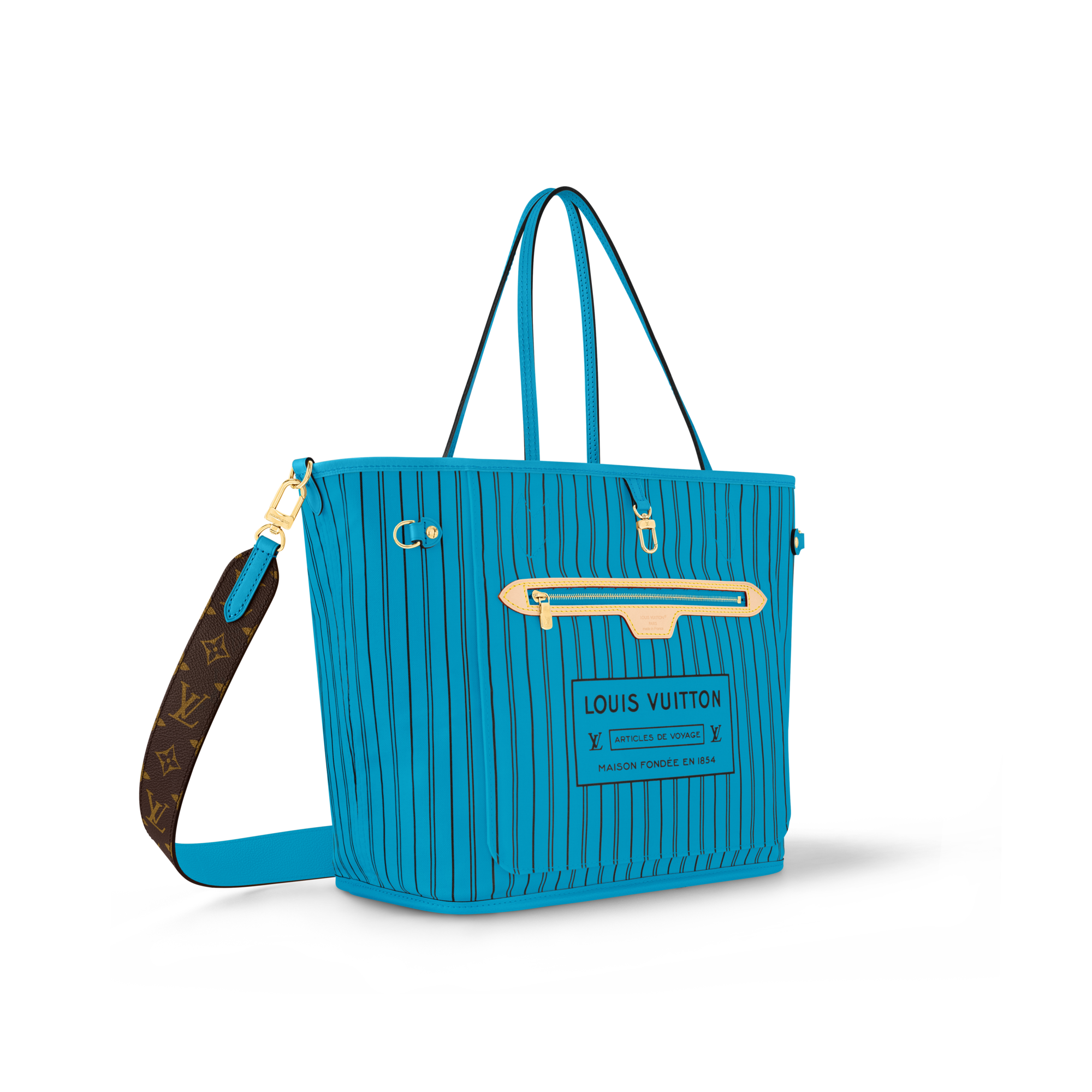 Neverfull Bandoulière Inside Out MM Tela Monogram Borse e Piccola Pelletteria Borse da Donna Icone LV | LOUIS VUITTON (Zoom prodotto)