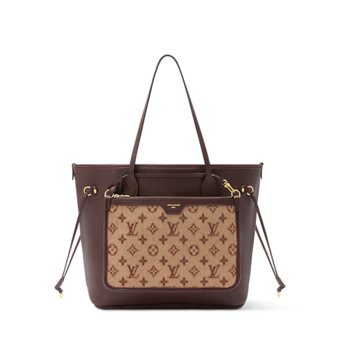 Neverfull Inside Out MM Minigram in pelle Donna Novità Donna } | LOUIS VUITTON (Zoom prodotto)