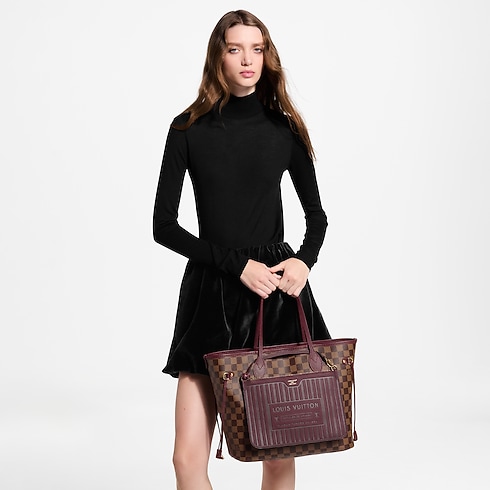 Neverfull Inside Out MM Minigram in pelle Donna Borse da Donna Tutte le collezioni | LOUIS VUITTON (Zoom prodotto)