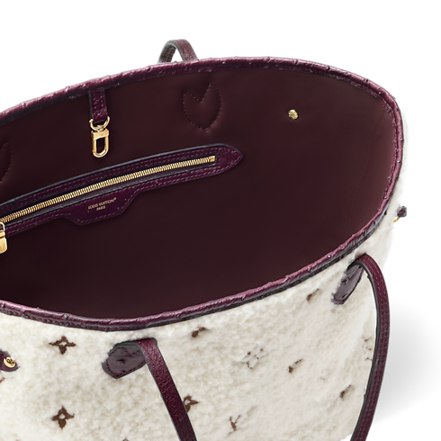 Neverfull MM Autres Toiles Monogram Donna LV Ski Donna } | LOUIS VUITTON (Zoom prodotto)