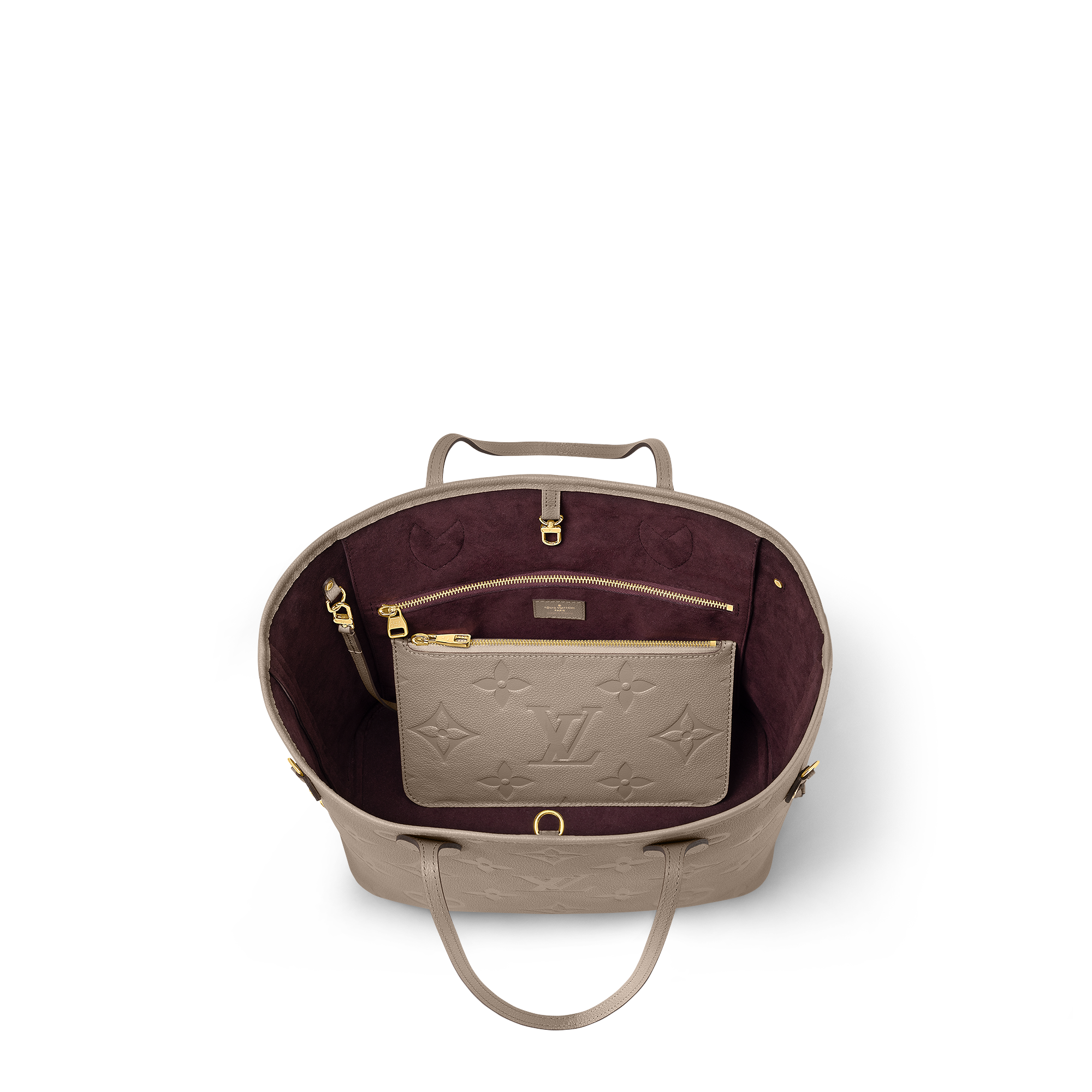 Neverfull MM Pelle Monogram Empreinte Donna Borse da Donna Borse da donna | LOUIS VUITTON (Zoom prodotto)