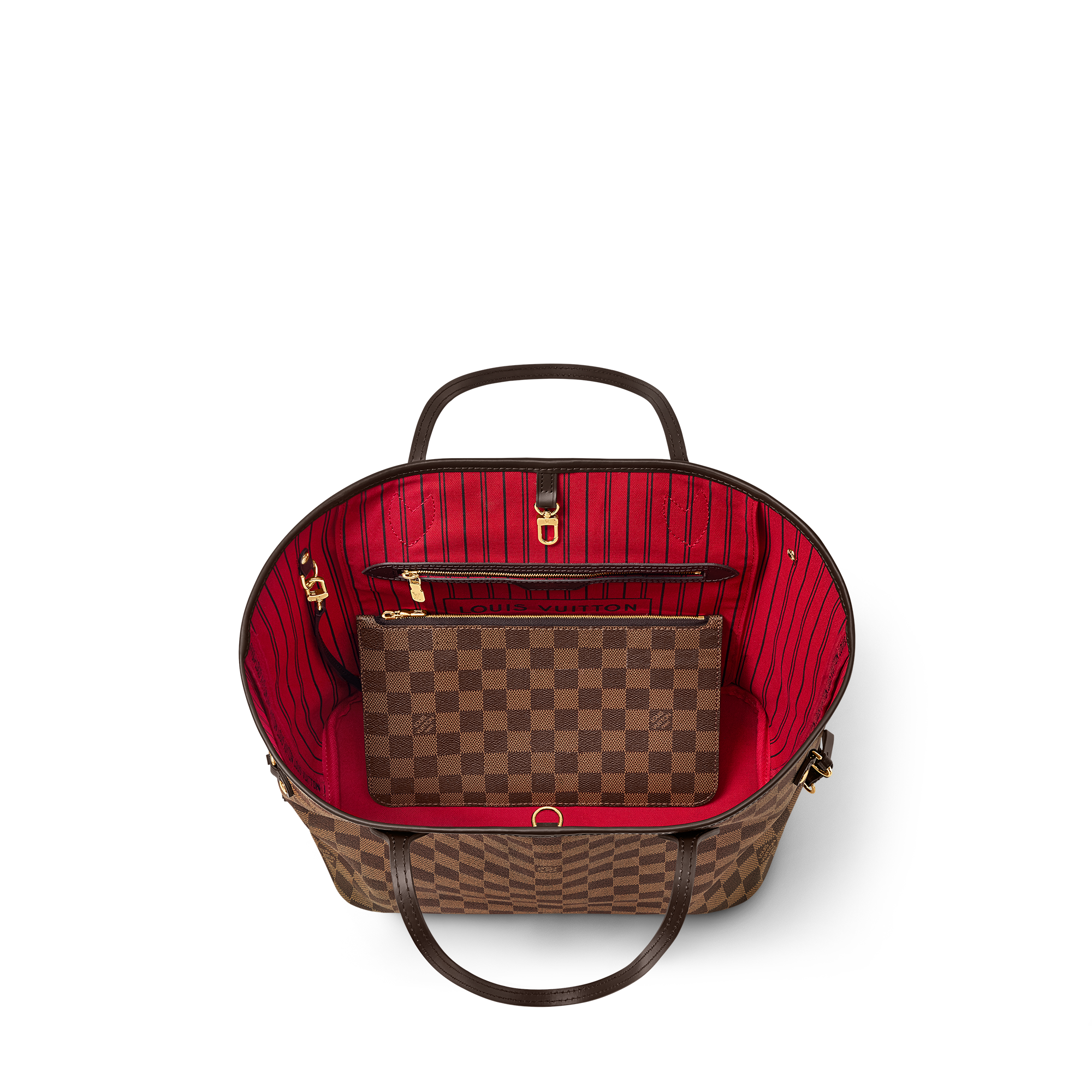 Neverfull MM Tela Damier Ébène Donna Borse da Donna Borse da donna | LOUIS VUITTON (Zoom prodotto)