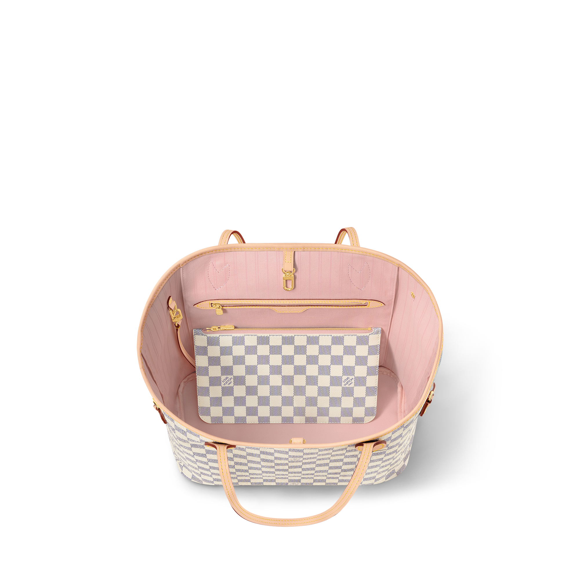 Neverfull MM Tela Damier Azur Donna Borse da Donna Borse da donna | LOUIS VUITTON (Zoom prodotto)