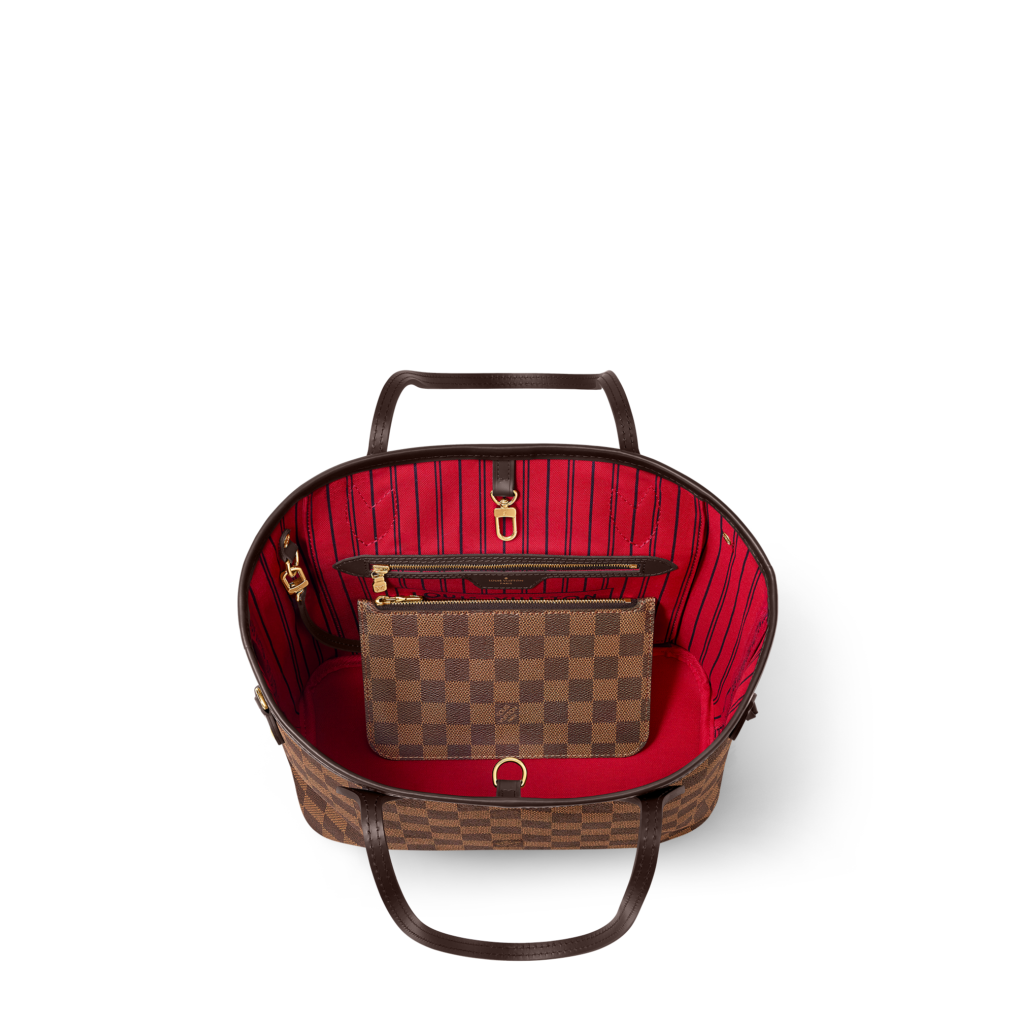 Neverfull PM Tela Damier Ébène Donna Borse da Donna Tutte le collezioni | LOUIS VUITTON (Zoom prodotto)