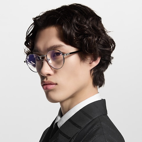 Occhiali Anti-Blue Light LV Signature Round S00 Uomo Accessori Occhiali da Sole | LOUIS VUITTON (Zoom prodotto)