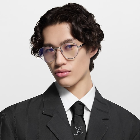 Occhiali Anti-Blue Light LV Signature Round S00 Uomo Accessori Occhiali da Sole | LOUIS VUITTON (Zoom prodotto)