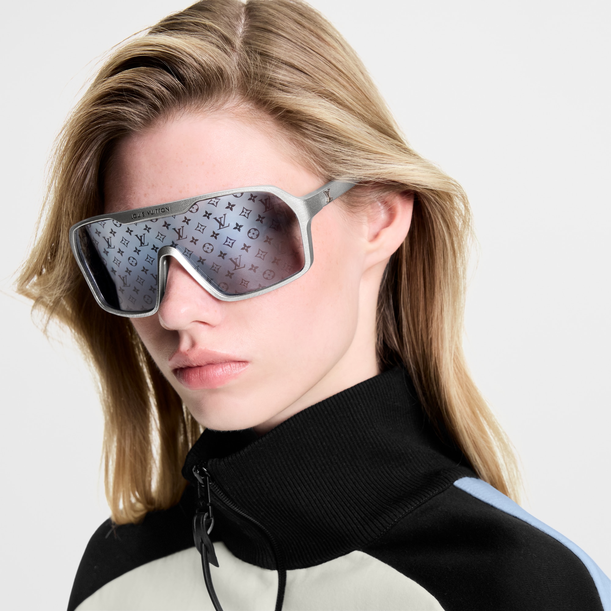 Occhiali da sole a maschera LV Tramontane S00 Donna Accessori Occhiali da Sole | LOUIS VUITTON (Zoom prodotto)