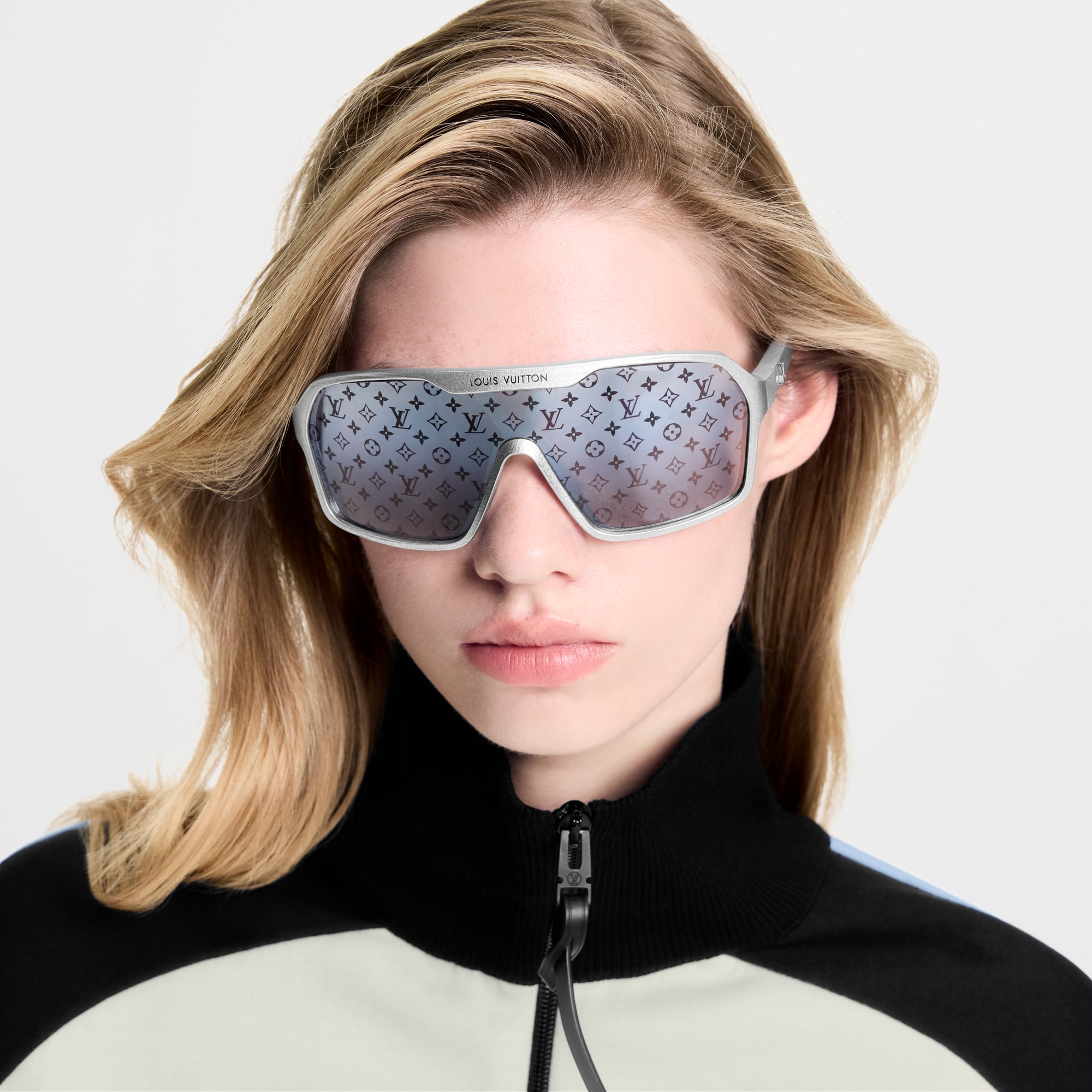 Occhiali da sole a maschera LV Tramontane S00 Donna Accessori Occhiali da Sole | LOUIS VUITTON (Zoom prodotto)