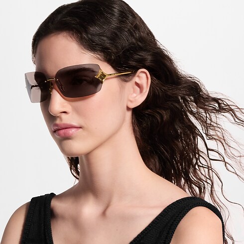 Occhiali da sole Curvy Flower Rectangle S00 Donna Accessori Occhiali | LOUIS VUITTON (Zoom prodotto)