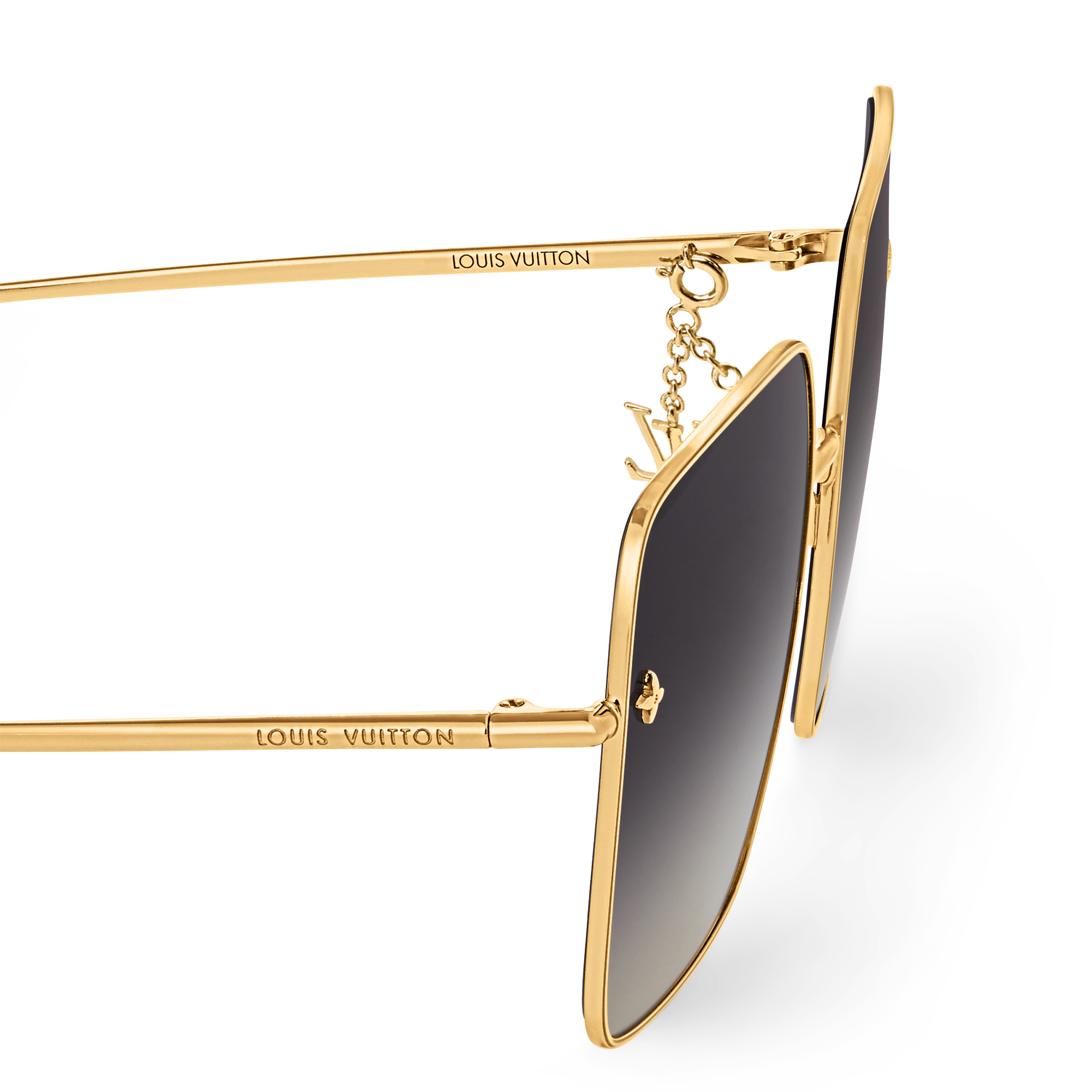 Occhiali da sole LV Charm Square S00 Donna Collezioni in evidenza e Regali Essenziali per la Spiaggia | LOUIS VUITTON (Zoom prodotto)