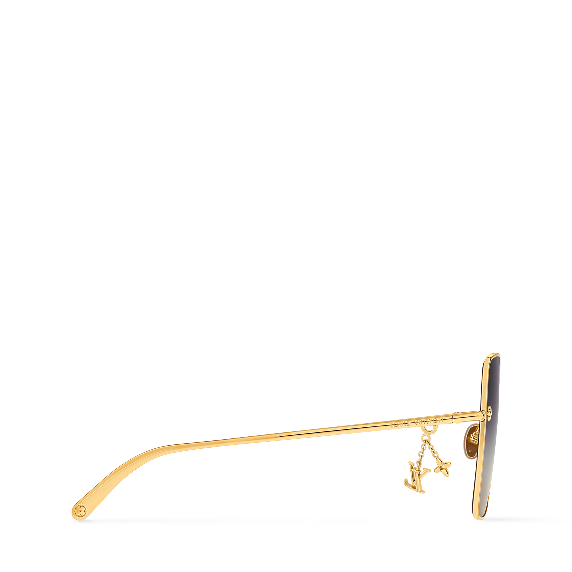 Occhiali da sole LV Charm Square S00 Donna Collezioni in evidenza e Regali Essenziali per la Spiaggia | LOUIS VUITTON (Zoom prodotto)