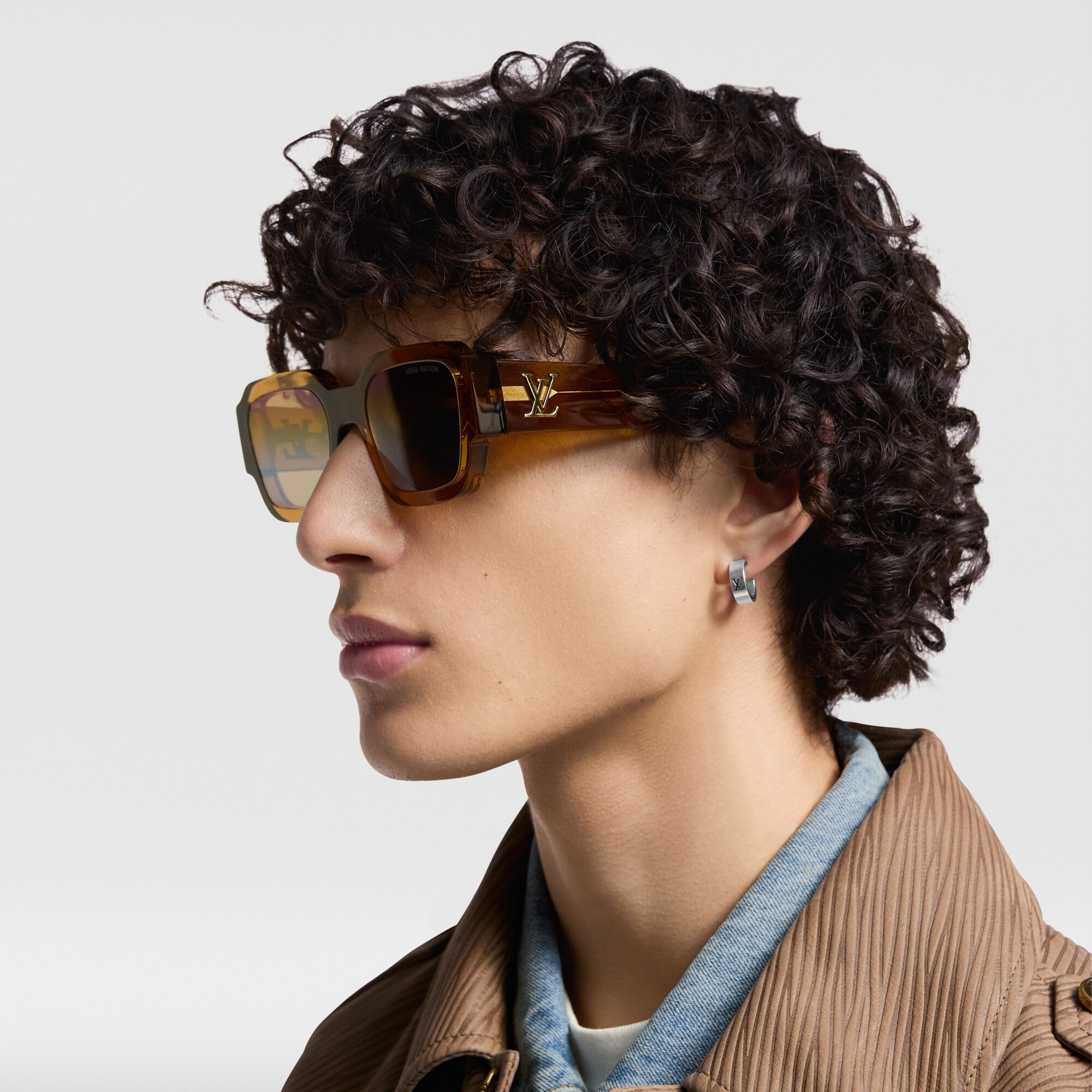 Occhiali da sole LV Clash Round Square S00 Uomo Accessori Occhiali da Sole | LOUIS VUITTON (Zoom prodotto)