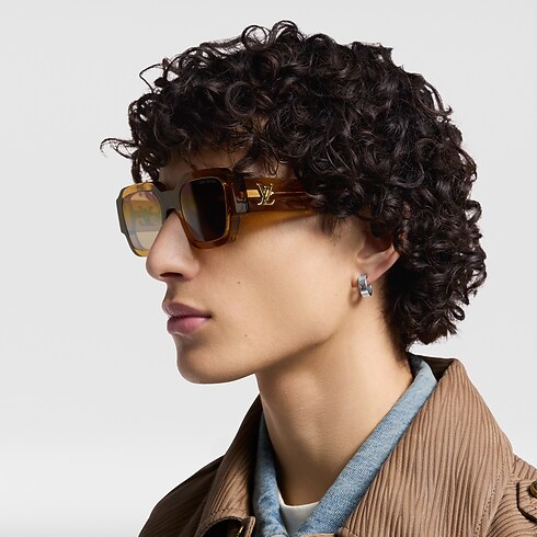 Occhiali da sole LV Clash Round Square S00 Uomo Accessori Occhiali da Sole | LOUIS VUITTON (Zoom prodotto)