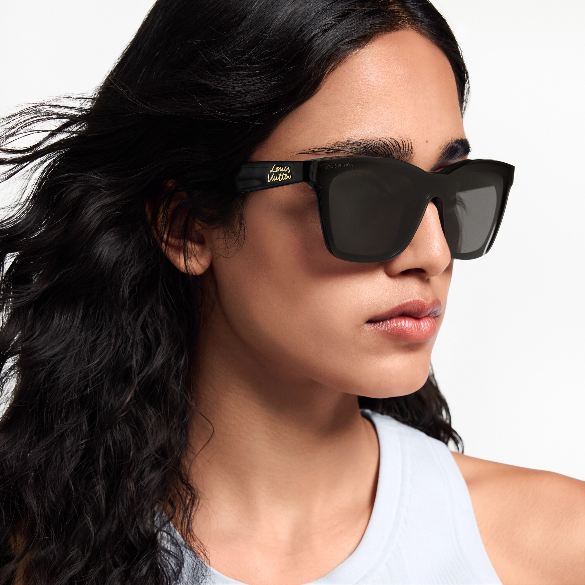 Occhiali da sole LV Script Square S00 Donna Accessori Occhiali da Sole | LOUIS VUITTON (Zoom prodotto)